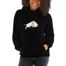 Load image into Gallery viewer, Bitcoin Bull Pullover Hoodie
