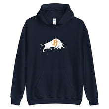 Load image into Gallery viewer, Bitcoin Bull Pullover Hoodie