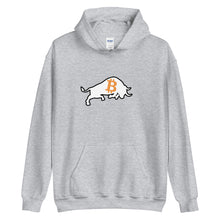 Load image into Gallery viewer, Bitcoin Bull Pullover Hoodie