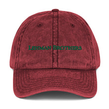 Load image into Gallery viewer, Lehman Brothers Logo Vintage Embroidery Cap