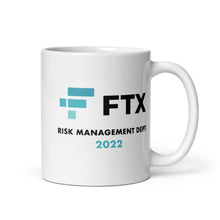 Load image into Gallery viewer, FTX Risk Management Dept 2022 Mug | White