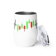 Load image into Gallery viewer, Trader Heartbeat Wine Tumbler