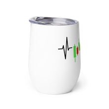 Load image into Gallery viewer, Trader Heartbeat Wine Tumbler