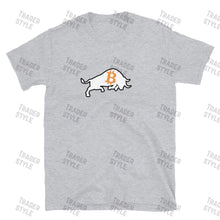 Load image into Gallery viewer, Bitcoin Bull t-shirt size guide
