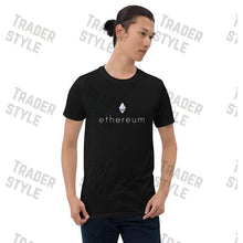 Load image into Gallery viewer, Ethereum Classic logo black t-shirt graphic
