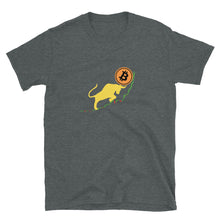 Load image into Gallery viewer, Bitcoin Bull Trend dark heather t-shirt
