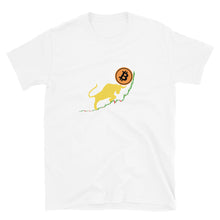 Load image into Gallery viewer, Bitcoin Bull Trend white t-shirt
