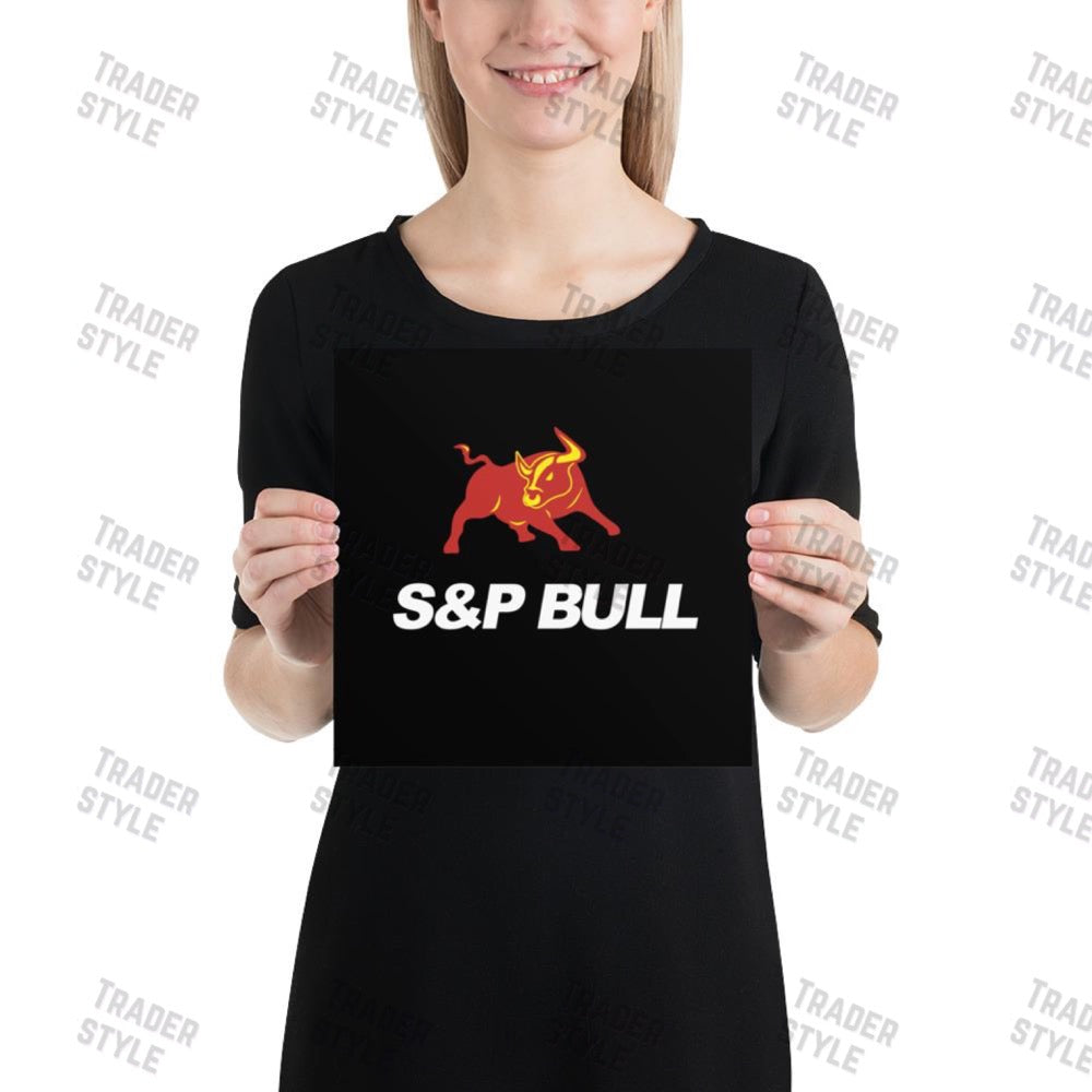 S&P 500 Raging Bull Poster