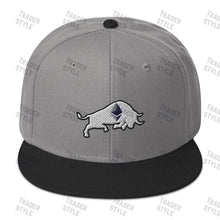 Load image into Gallery viewer, Ethereum Bull Snapback Cap
