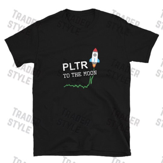 PLTR to the Moon White T-shirt