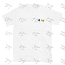 Load image into Gallery viewer, Diamond Hands Emoji Embroidery T-shirt
