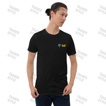 Load image into Gallery viewer, Diamond Hands Emoji Embroidery T-shirt
