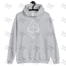 Load image into Gallery viewer, Ethereum Outline Pullover Hoodie
