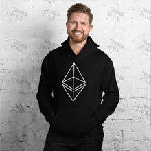 Load image into Gallery viewer, Ethereum Outline Pullover Hoodie
