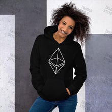 Load image into Gallery viewer, Ethereum Outline Pullover Hoodie
