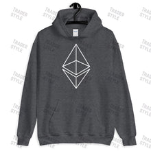 Load image into Gallery viewer, Ethereum Outline Pullover Hoodie
