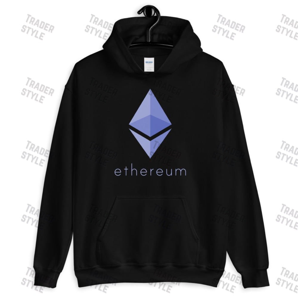 Ethereum ETH Logo Pullover Hoodie