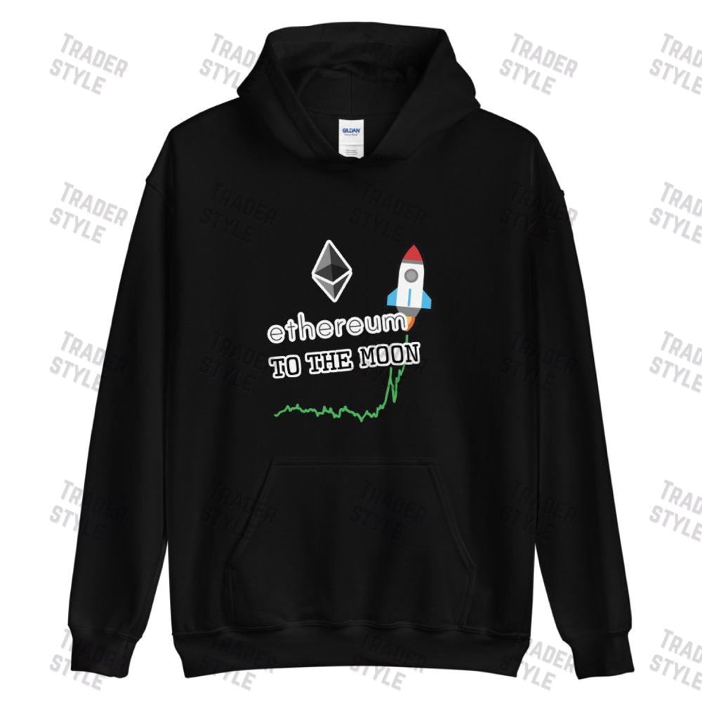 Ethereum to the Moon Pullover Hoodie