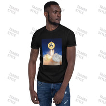 Load image into Gallery viewer, Adacoin to the Moon Rocket T-Shirt
