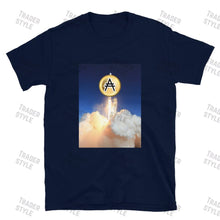 Load image into Gallery viewer, Adacoin to the Moon Rocket T-Shirt
