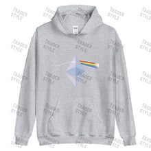 Load image into Gallery viewer, Ethereum Rainbow Prism Pullover Hoodie
