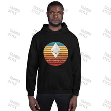 Load image into Gallery viewer, Ethereum Retro Sunset Pullover Hoodie
