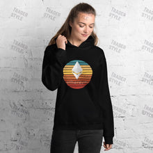 Load image into Gallery viewer, Ethereum Retro Sunset Pullover Hoodie
