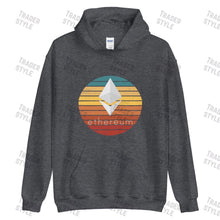 Load image into Gallery viewer, Ethereum Retro Sunset Pullover Hoodie
