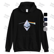 Load image into Gallery viewer, Ethereum Rainbow Prism Pullover Hoodie
