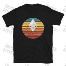 Load image into Gallery viewer, Ethereum Sunset Retro T-shirt
