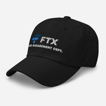 Load image into Gallery viewer, FTX Risk Management Dept 2022 Adjustable Baseball Cap
