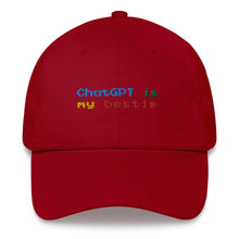 Load image into Gallery viewer, ChatGPT is my Bestie Adjustable Baseball Cap
