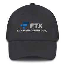 Load image into Gallery viewer, FTX Risk Management Dept 2022 Adjustable Baseball Cap
