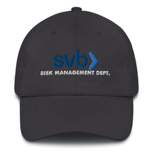 Load image into Gallery viewer, SVB Risk Management Dept Adjustable Baseball Cap
