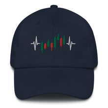 Load image into Gallery viewer, Trader Heartbeat Pulse Adjustable Baseball Cap
