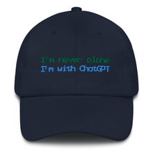 Load image into Gallery viewer, I&#39;m with ChatGPT Adjustable Baseball Cap
