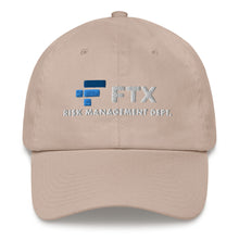 Load image into Gallery viewer, FTX Risk Management Dept 2022 Adjustable Baseball Cap
