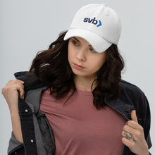 Load image into Gallery viewer, SVB Logo Silicon Bank Adjustable Baseball Cap
