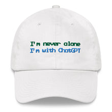 Load image into Gallery viewer, I&#39;m with ChatGPT Adjustable Baseball Cap
