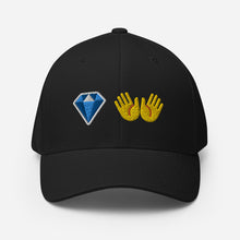 Load image into Gallery viewer, Diamond Hands Emoji Baseball Cap
