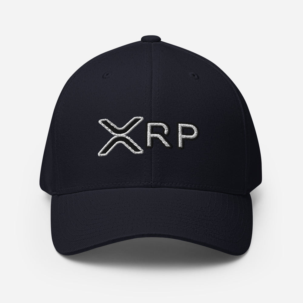 XRP Black & White Baseball Cap