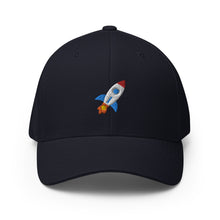 Load image into Gallery viewer, Rocket Emoji to the Moon Baseball Cap
