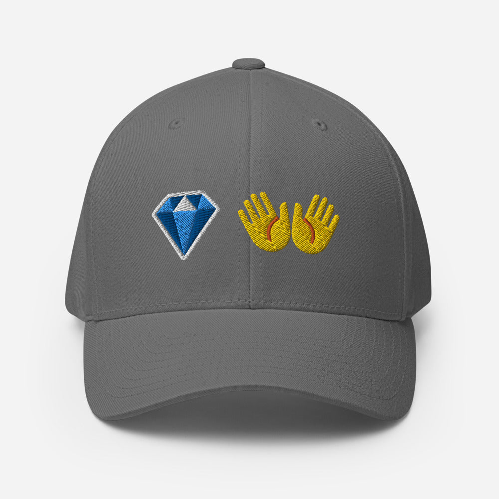 Diamond Hands Emoji Baseball Cap