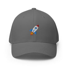 Load image into Gallery viewer, Rocket Emoji to the Moon Baseball Cap
