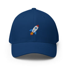 Load image into Gallery viewer, Rocket Emoji to the Moon Baseball Cap
