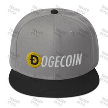 Load image into Gallery viewer, Dogecoin Logo Snapback Cap
