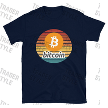 Load image into Gallery viewer, Bitcoin Sunset Retro T-shirt
