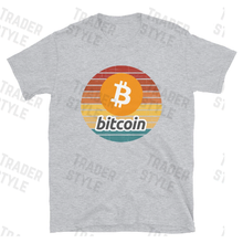 Load image into Gallery viewer, Bitcoin Sunset Retro T-shirt
