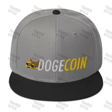 Load image into Gallery viewer, Dogecoin Thug Snapback Cap
