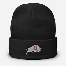 Load image into Gallery viewer, Bitcoin Bull Beanie
